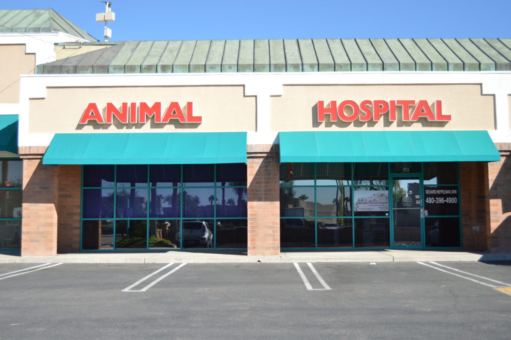 DSC_0484 Front entrance of Superstition Animal Hospital in Mesa, AZ